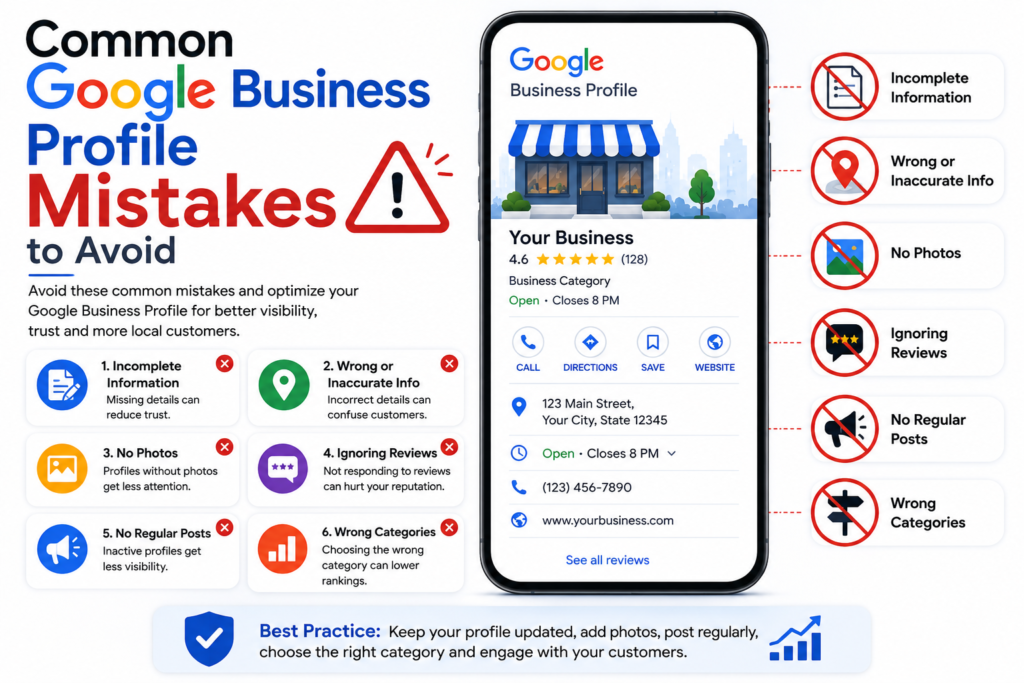 Common Google Business Profile mistakes to avoid